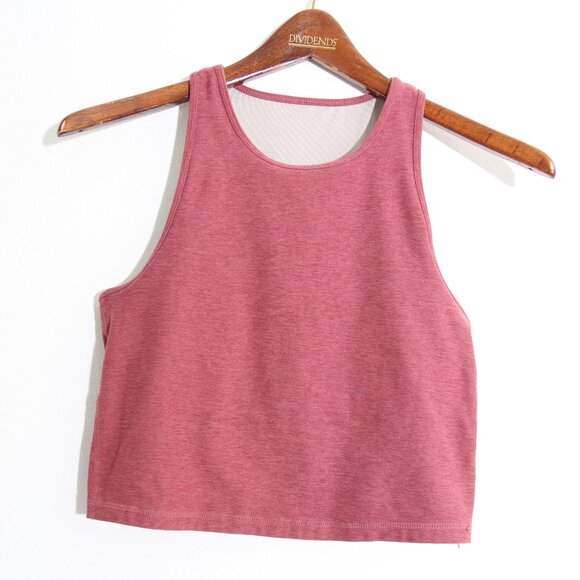Vuori Elevation Plyo Tank Top Dreamknit Move Desert Rose Heather Pink Size Small - Picture 2 of 12